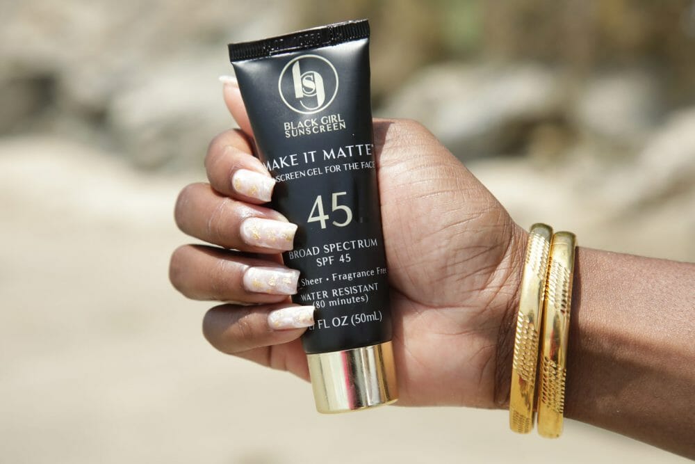 matte finish sunscreen