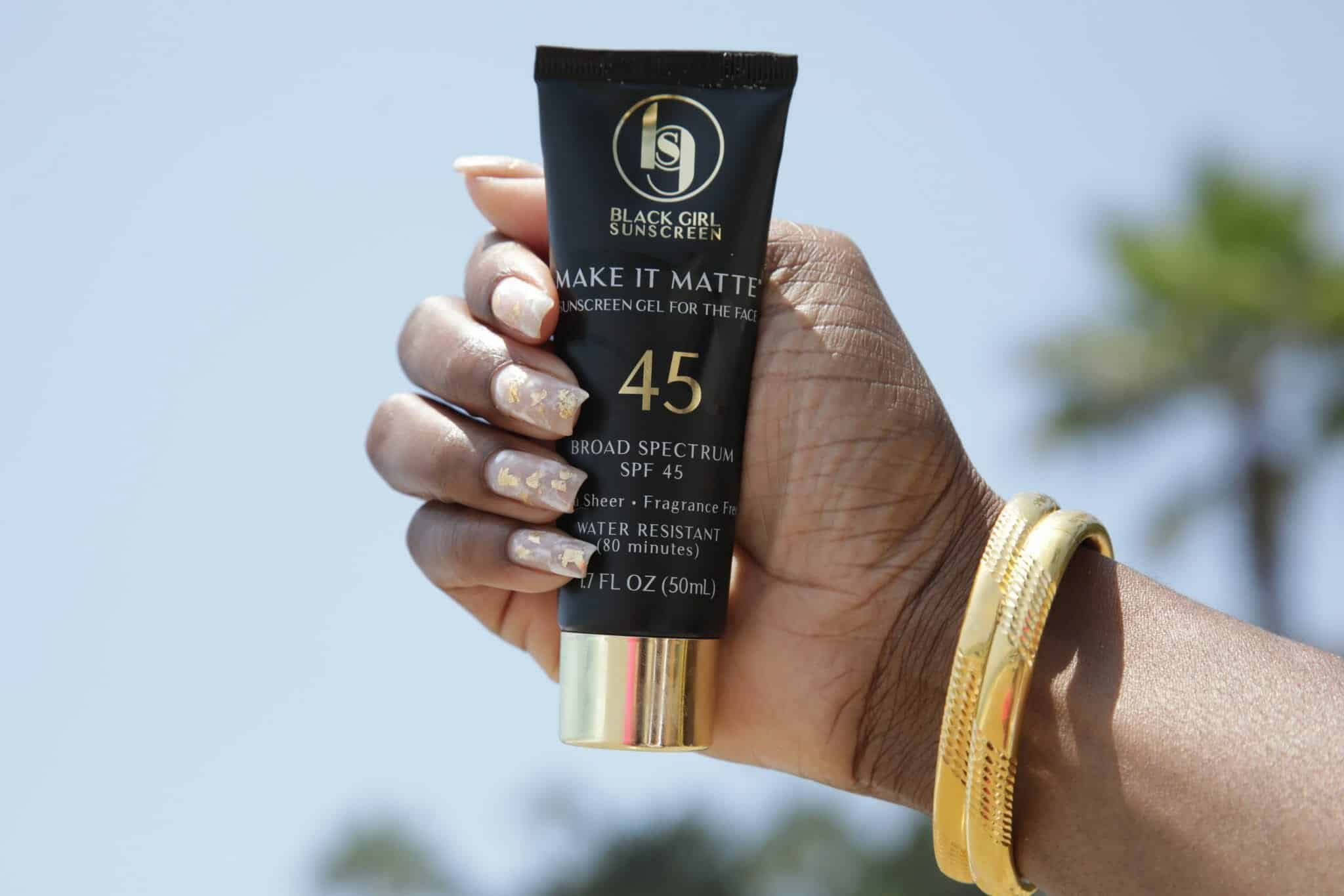 Make it Matte™ Gel Sunscreen SPF 45 Black Girl Sunscreen